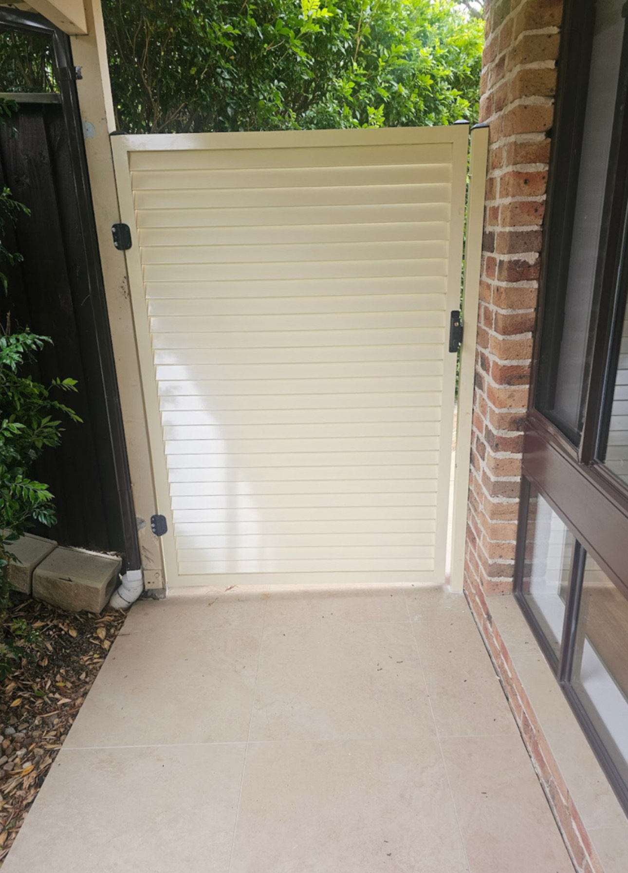 Custom built gate installation by Sydney Gate Solutions