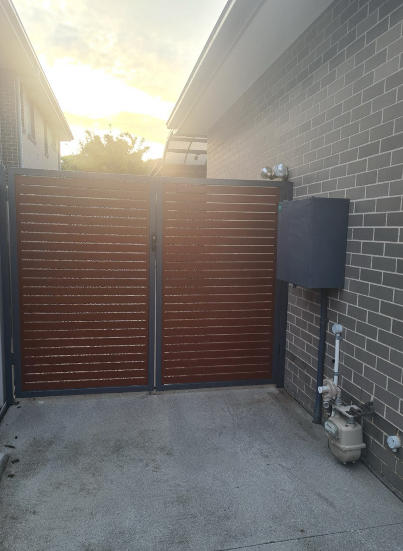 Custom designed gate installed by Sydney Gate Solutions