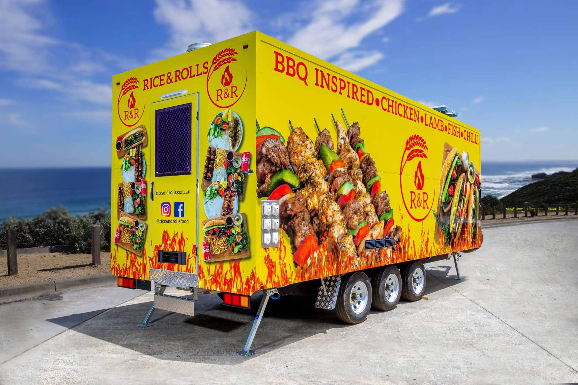 Custom food trailer build and precision design process in Sydney