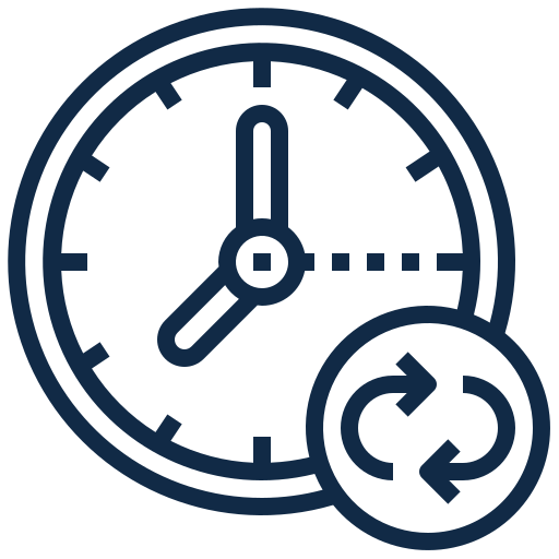 Turnaround Times Icon