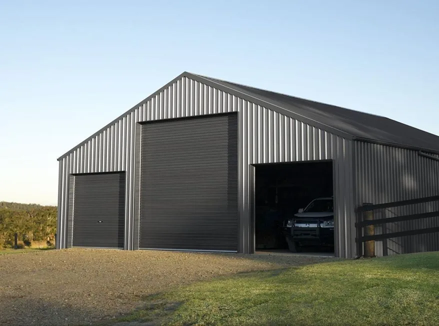 Finished custom shed