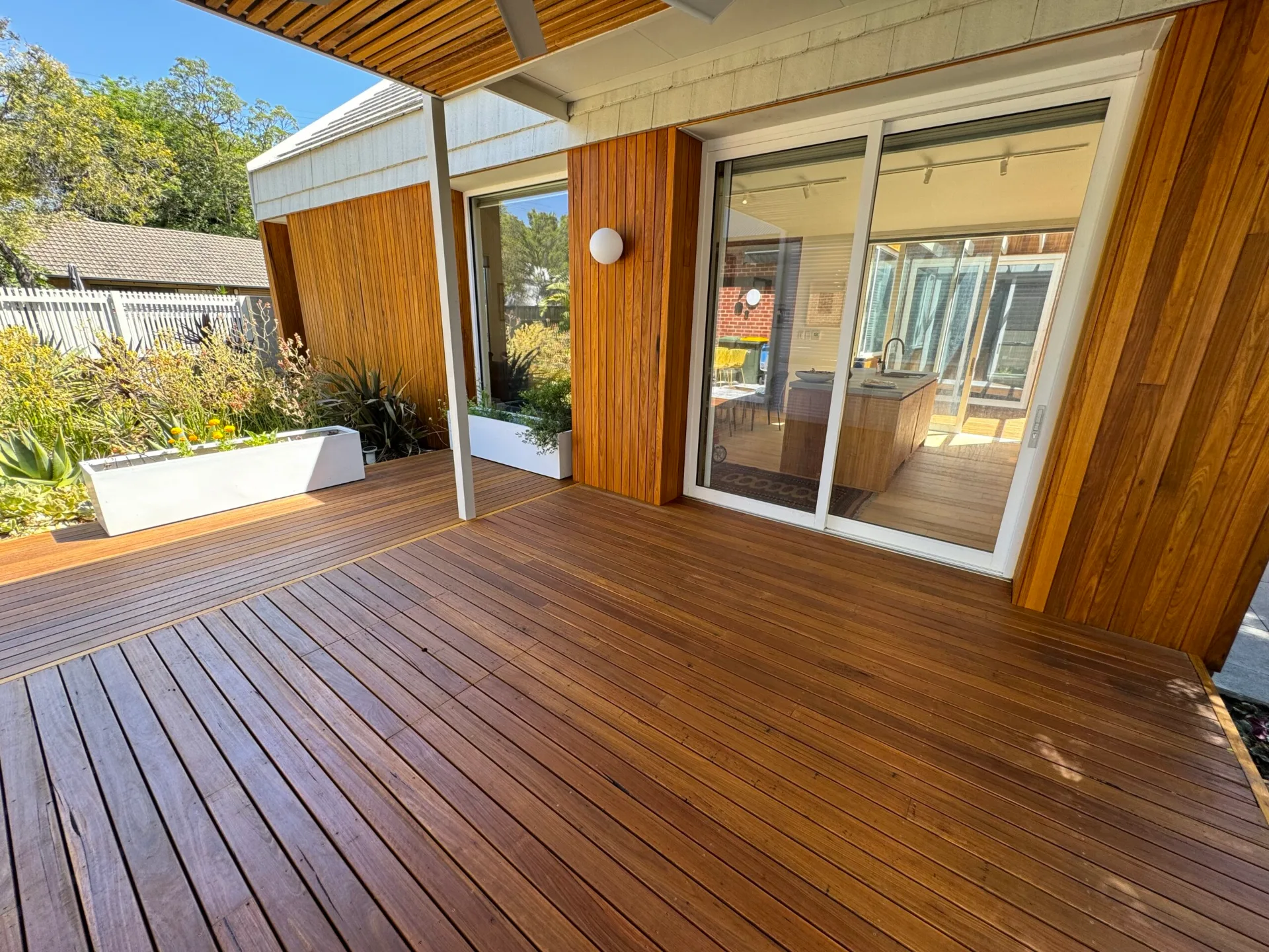 Professional timber deck staining and restoration
