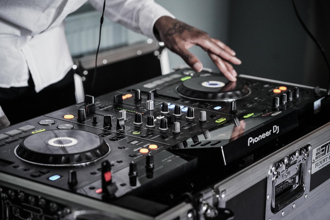 Event DJ and lighting background