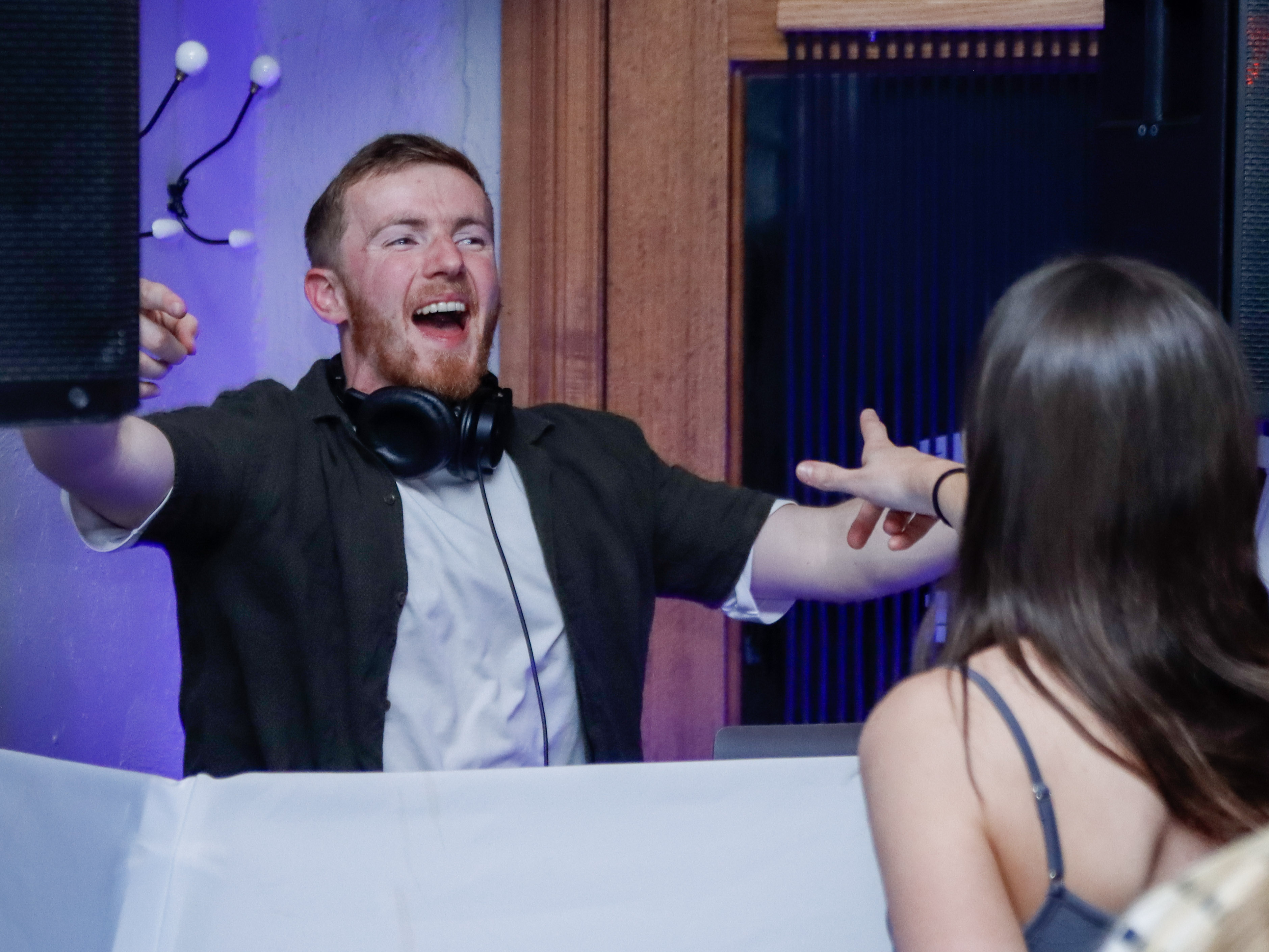 Professional event DJ lighting